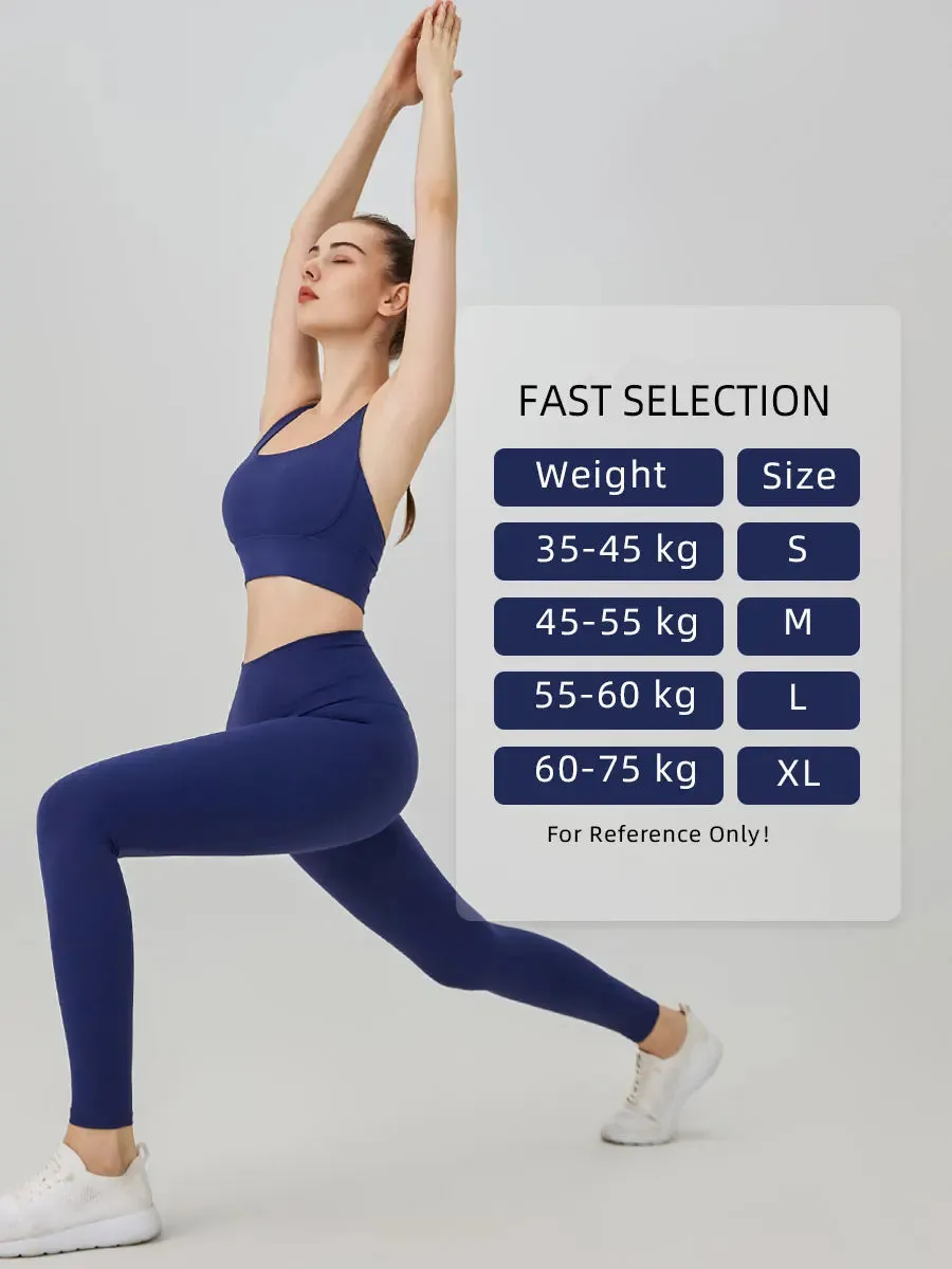 2 Piece Yoga Clothes Women's Tracksuit Athletic Wear Pilates Fitness Suit Gym Workout Push Up Clothes Sports Bra Leggings Suit