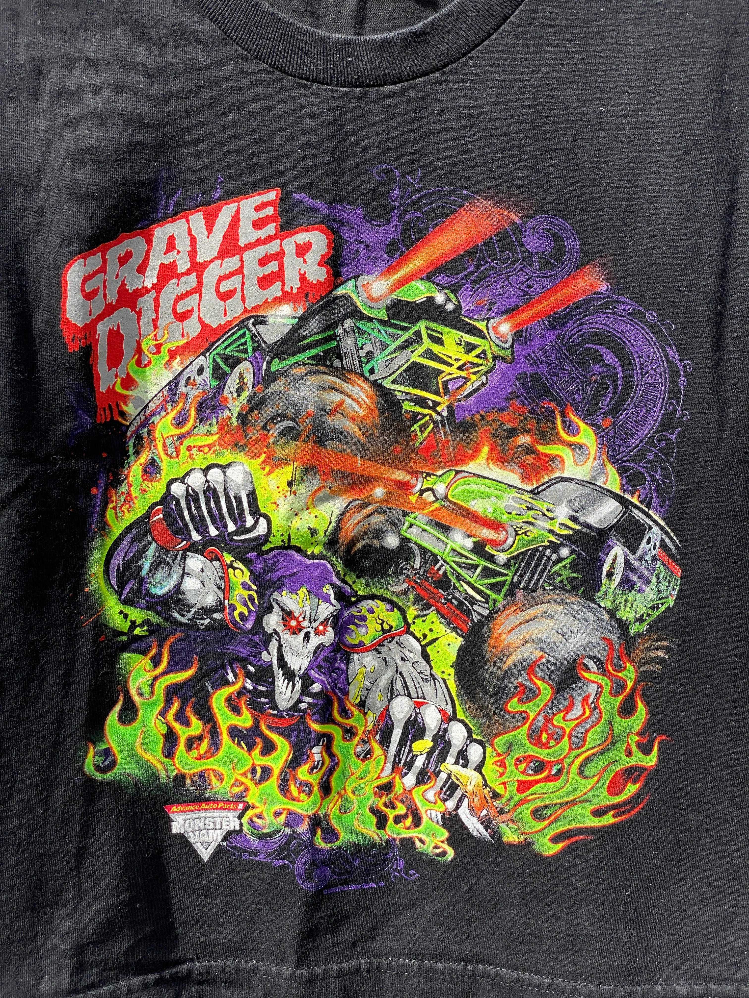 2013 Grave Digger Monster Truck Monster Jam T-Shirt (Youth Small)