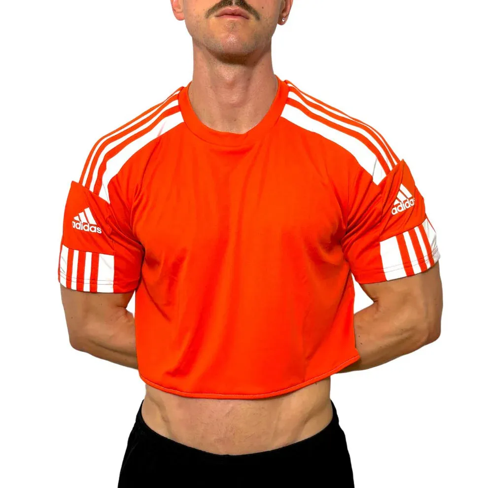 Adidas Sport Orange Short Sleeve Crop Top BY SNEAKERMASK