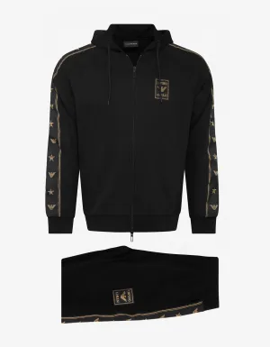 Black Eagle Logo Tape Tracksuit