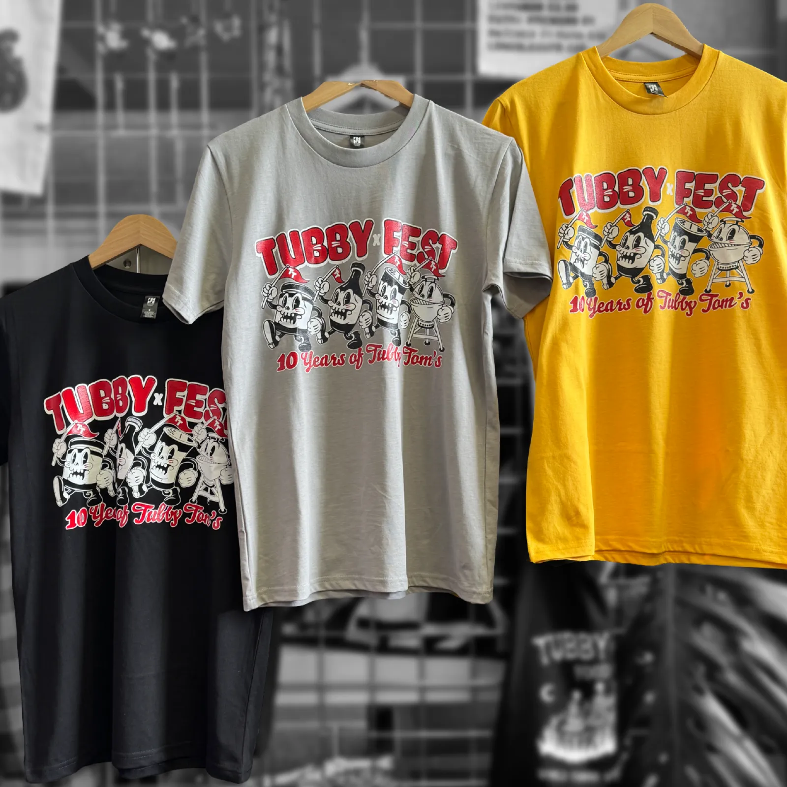 Black Tubby Fest Shirts - Festival Merch