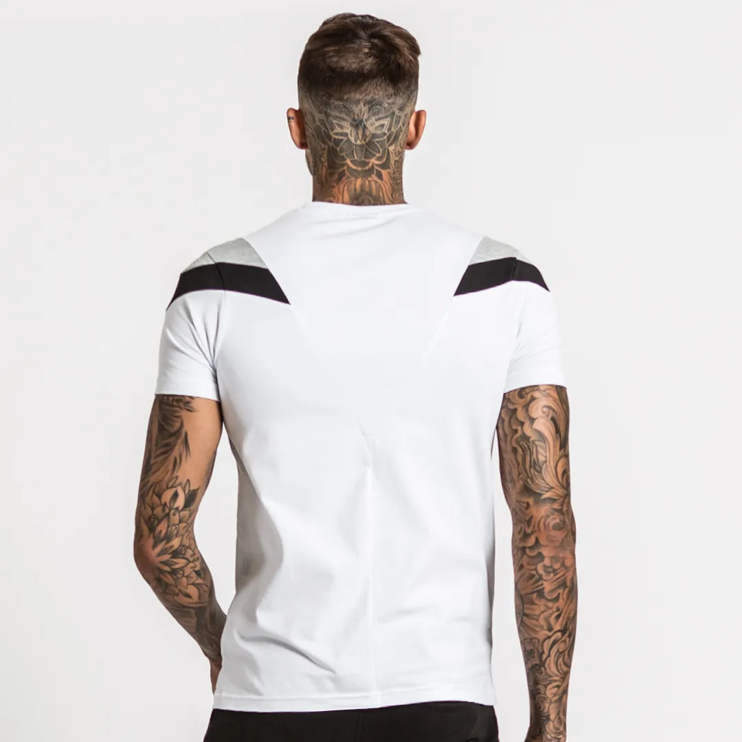 Brock Tee - White/Black/Grey