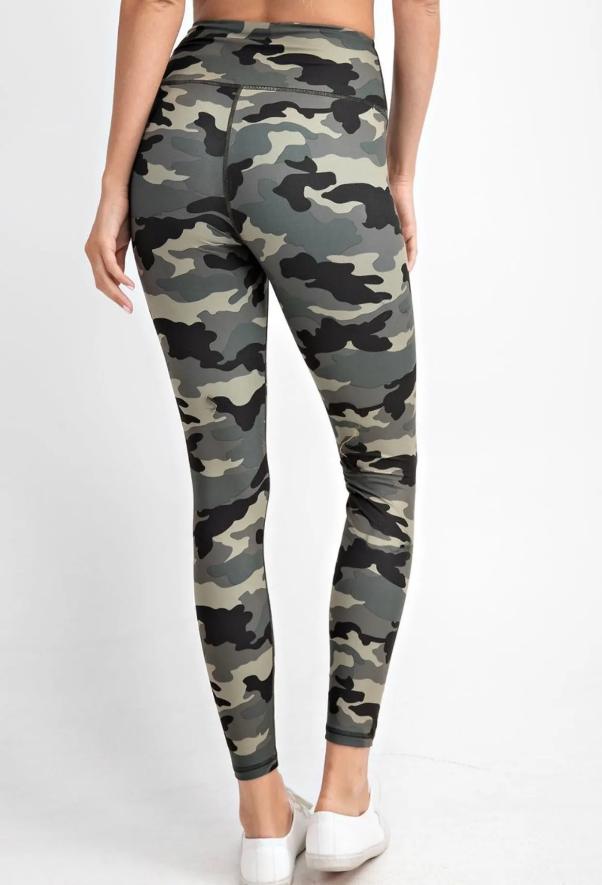 Camo Print Yoga Leggings