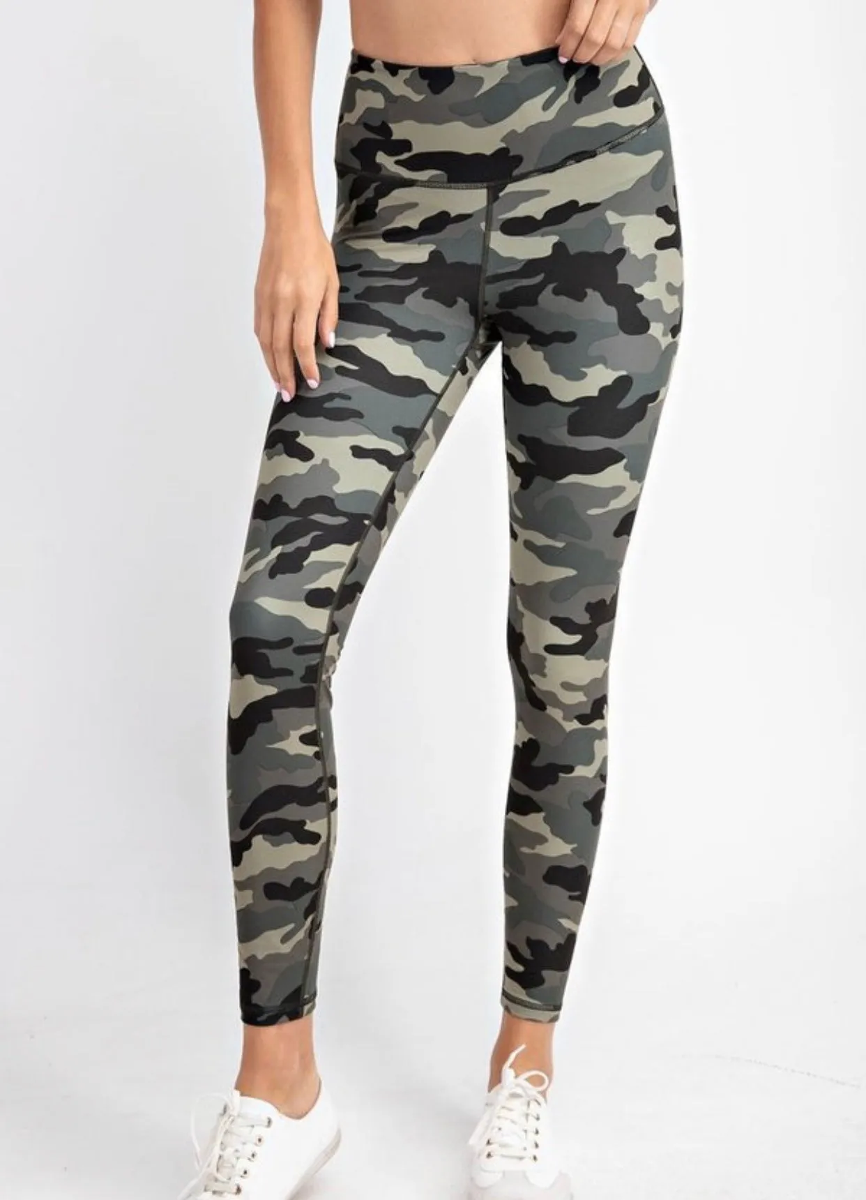 Camo Print Yoga Leggings