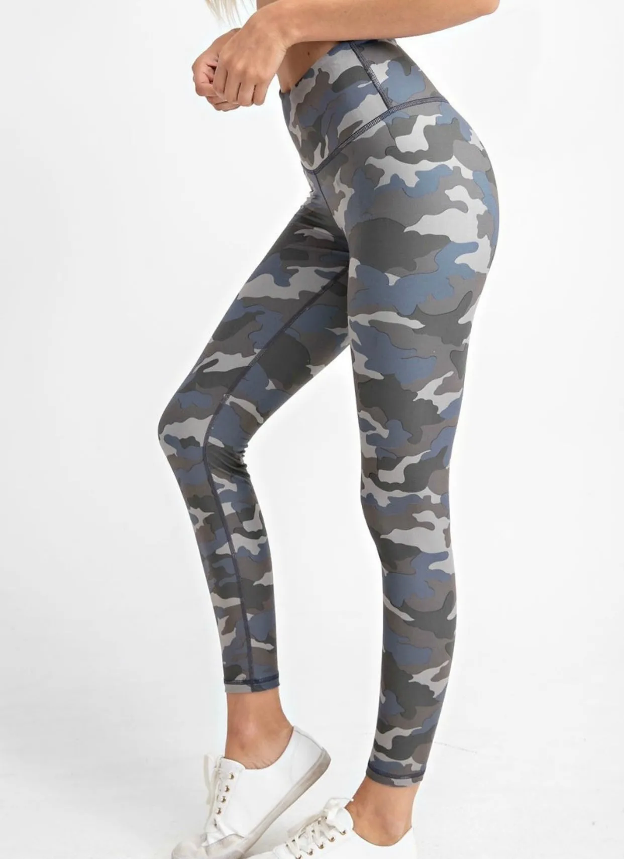 Camo Print Yoga Leggings