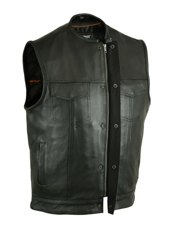 DS181A Concealed Snap Closure, Milled Cowhide, Without Collar