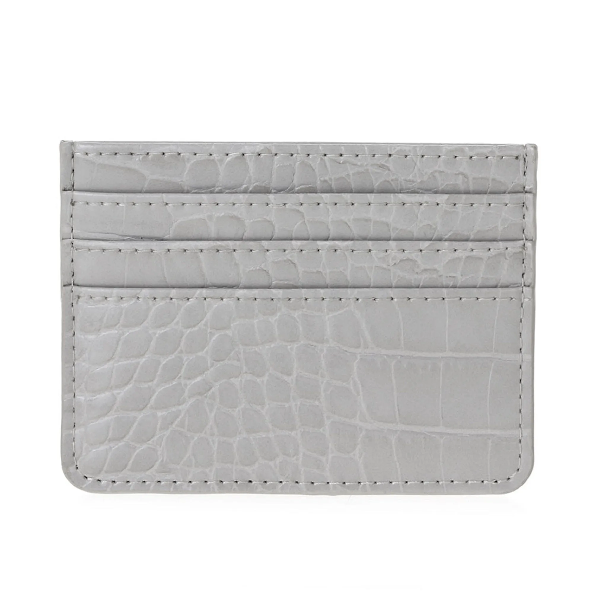 GC1076 Tiara Crocodile Skin Slim Cardholder/Wallet