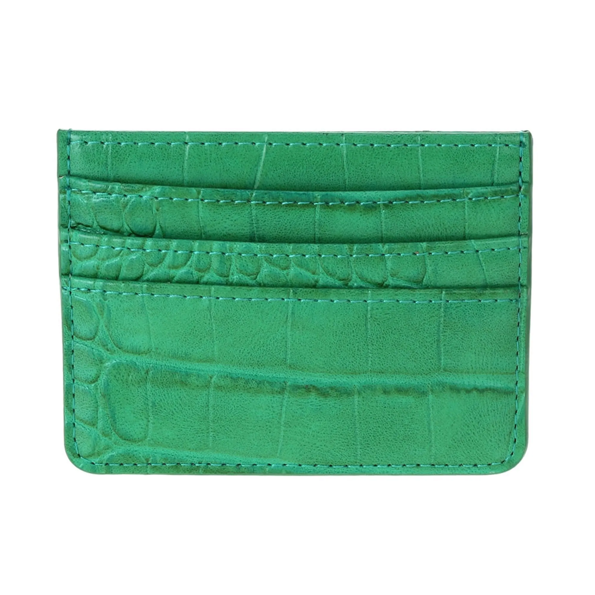 GC1076 Tiara Crocodile Skin Slim Cardholder/Wallet