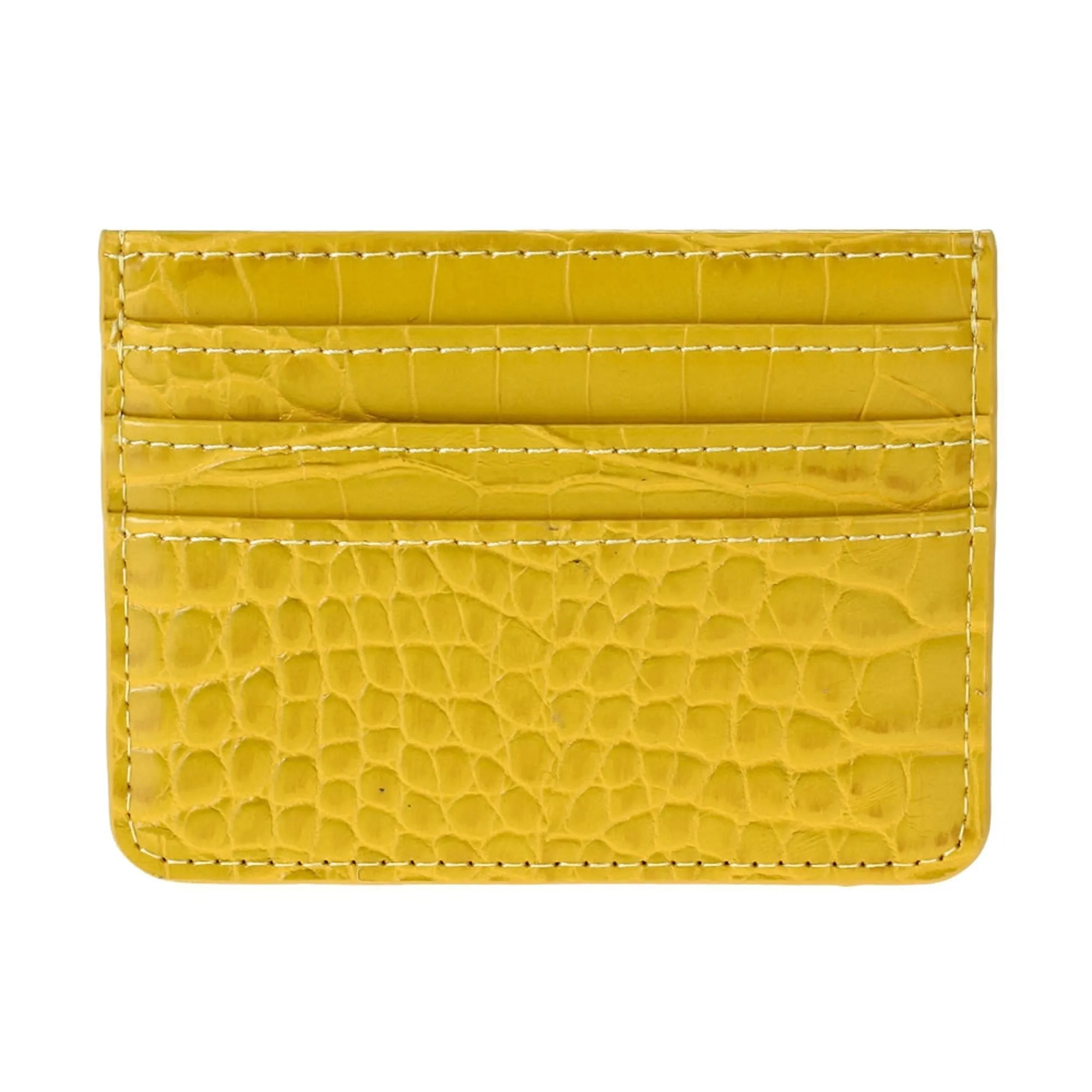 GC1076 Tiara Crocodile Skin Slim Cardholder/Wallet