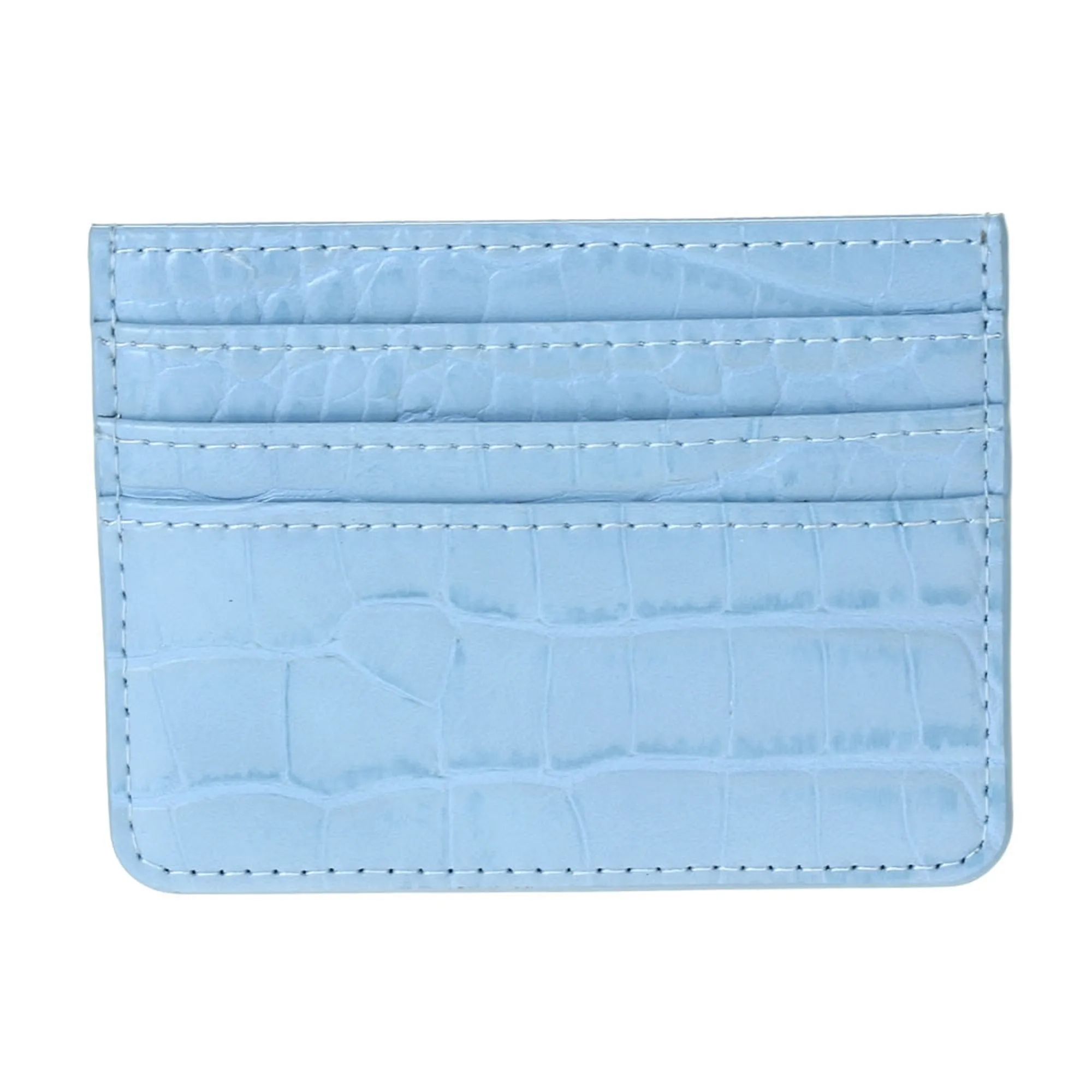 GC1076 Tiara Crocodile Skin Slim Cardholder/Wallet