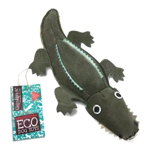 Green & Wilds | Eco Dog Toy - Colin the Crocodile