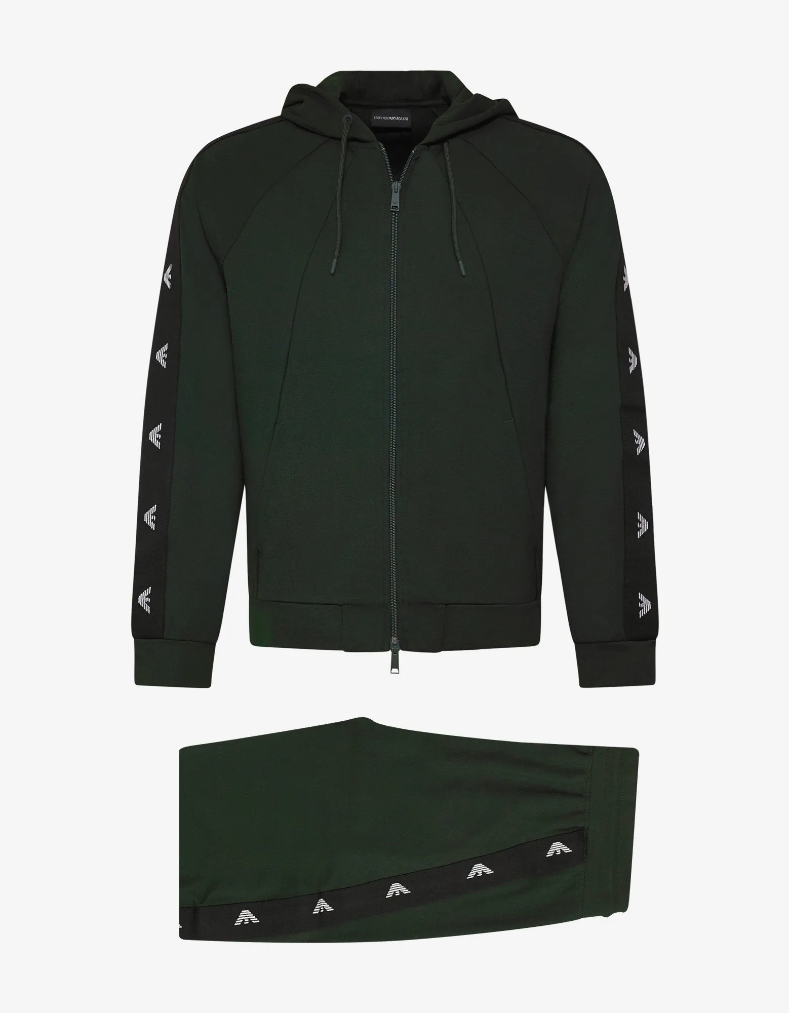 Green Eagle Logo Tape Tracksuit