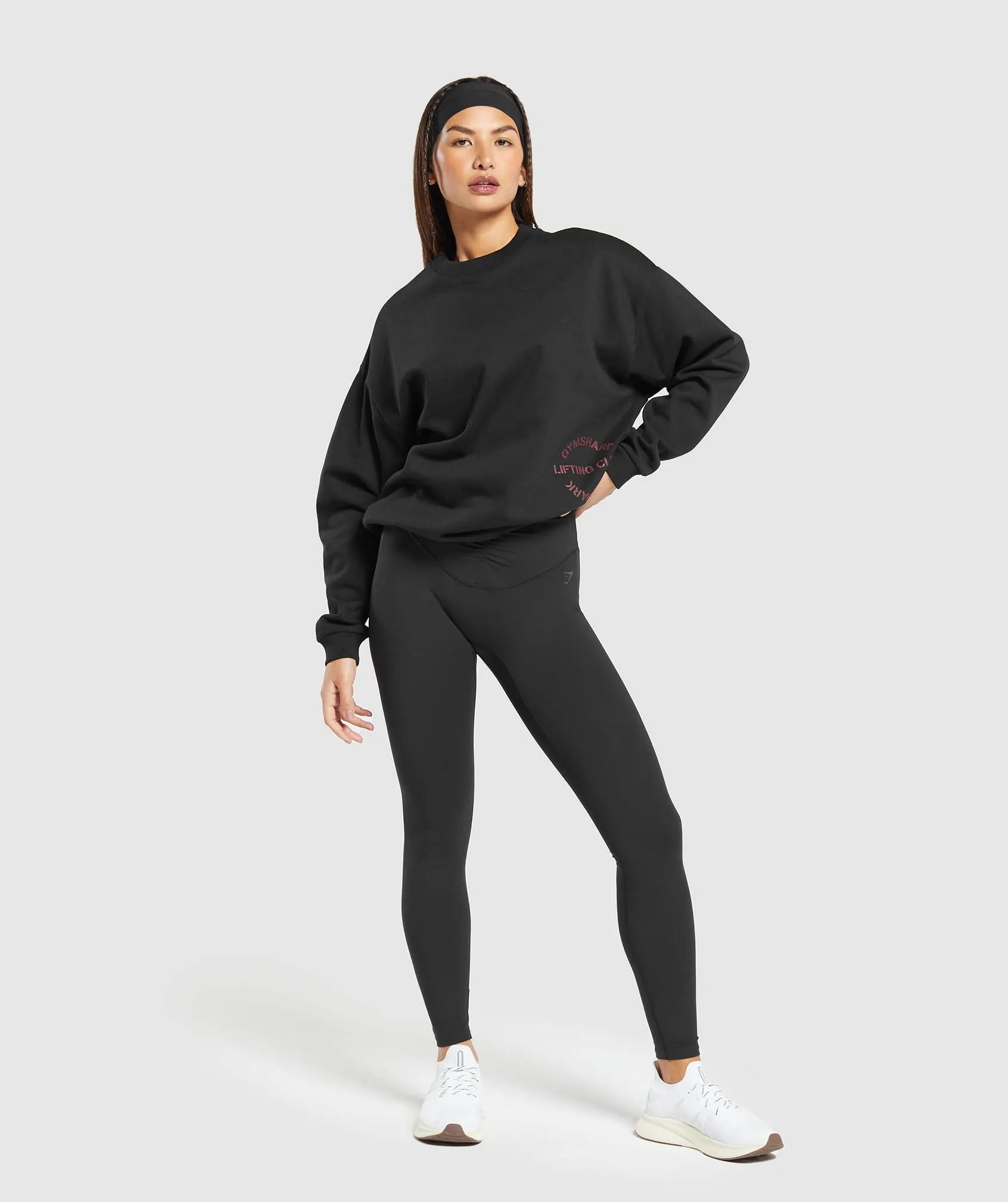 Gymshark Built Oversized Sweatshirt - Black