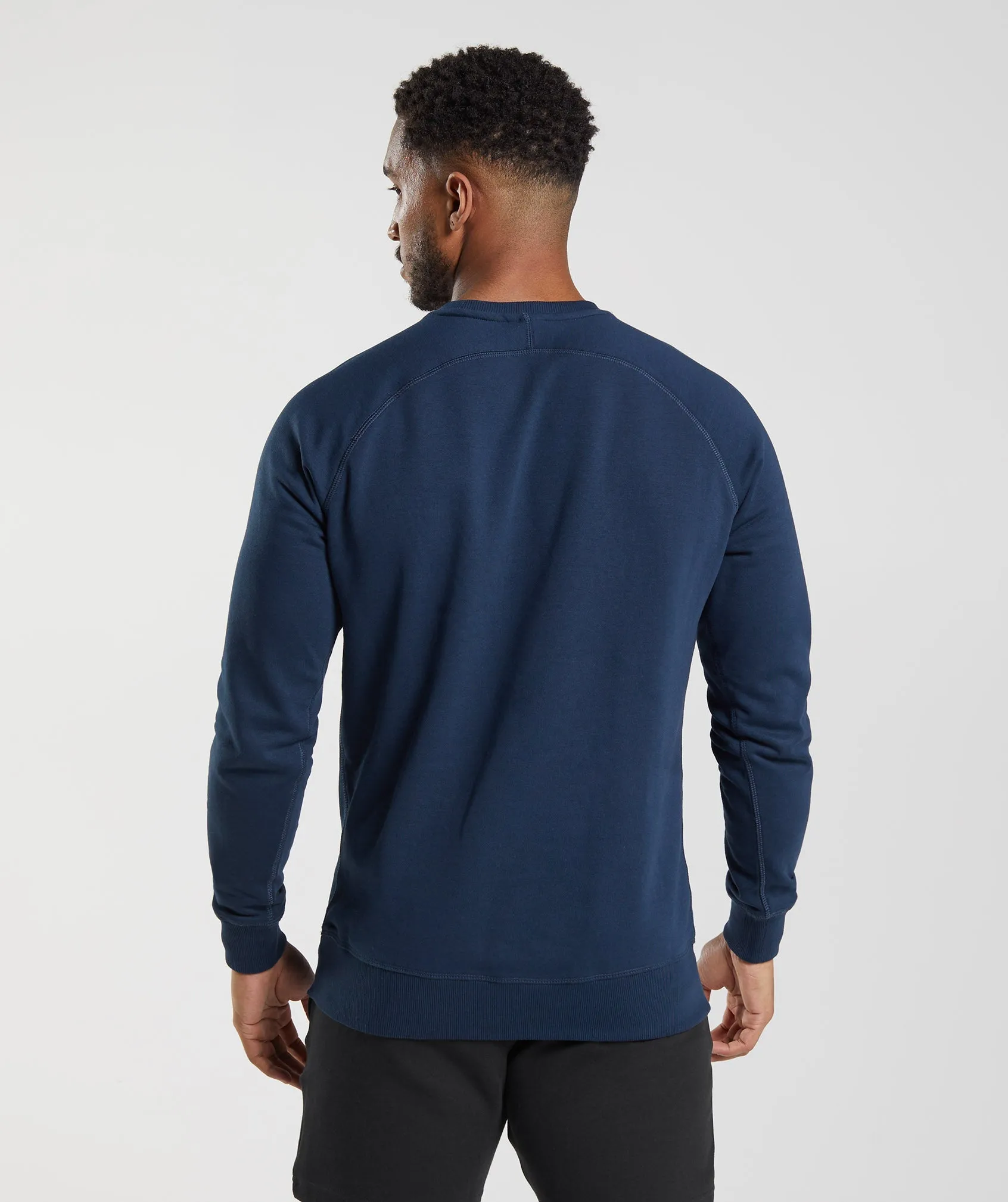 Gymshark Crest Sweatshirt - Navy