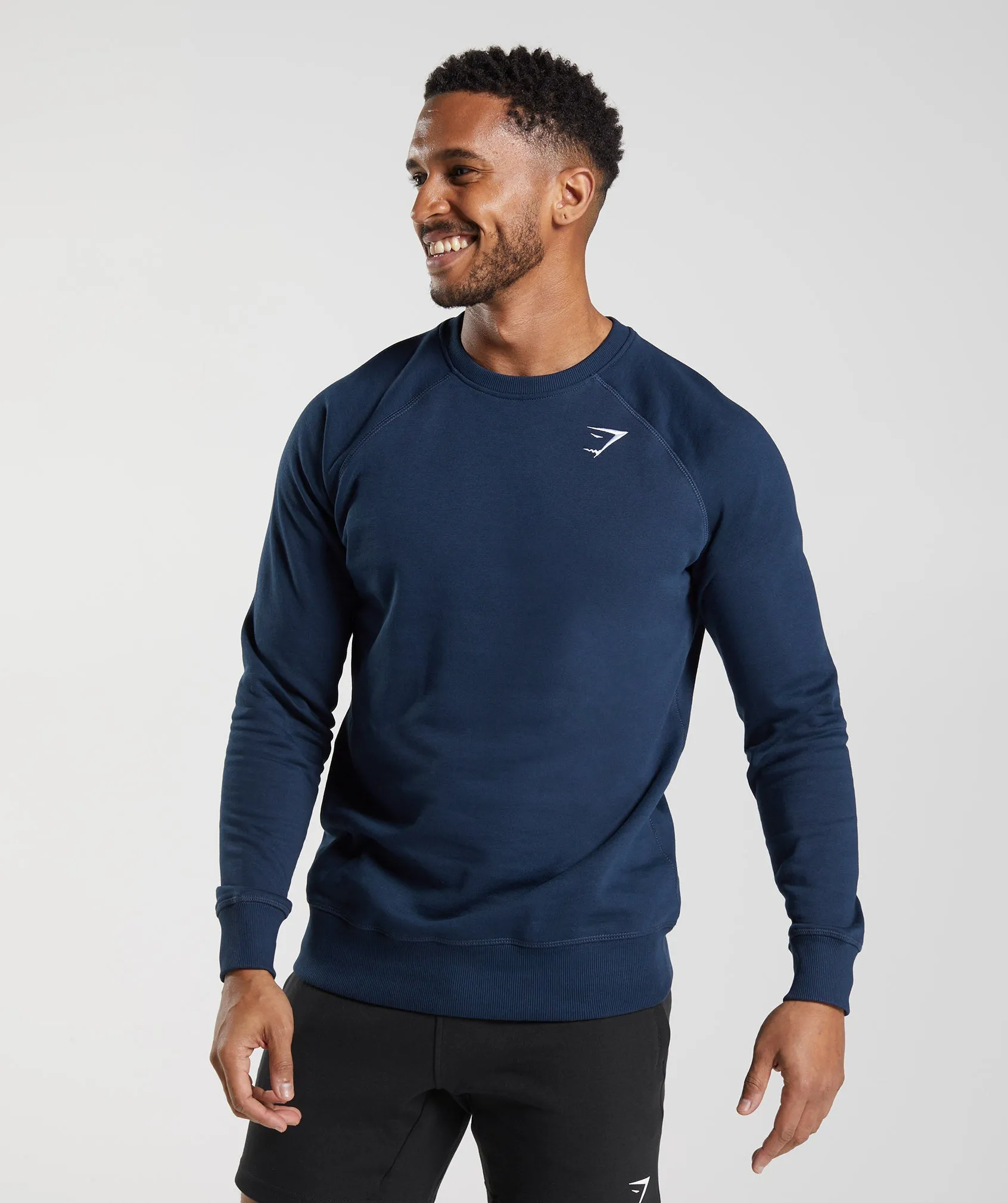 Gymshark Crest Sweatshirt - Navy