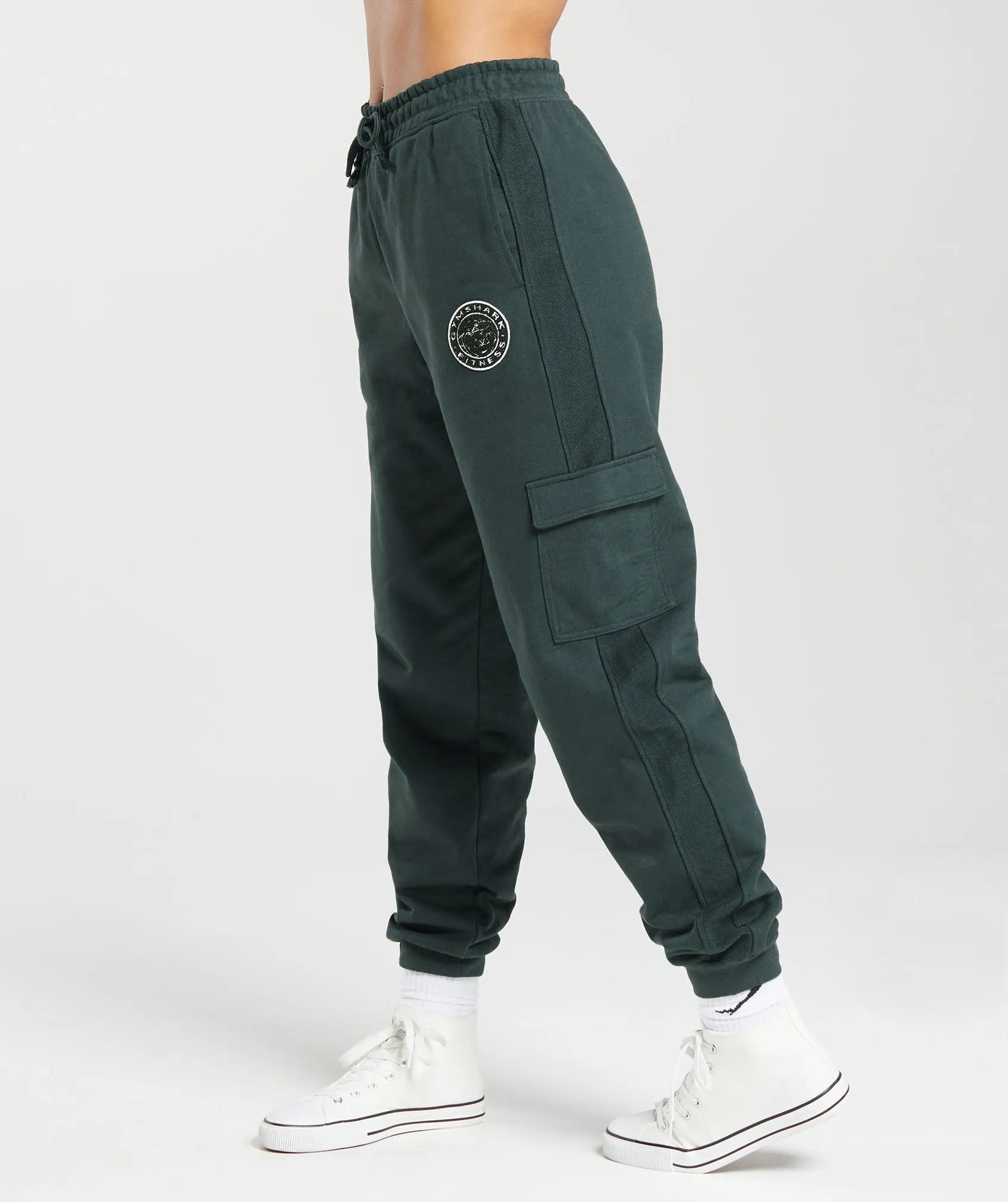 Gymshark Legacy Joggers - Fog  Green