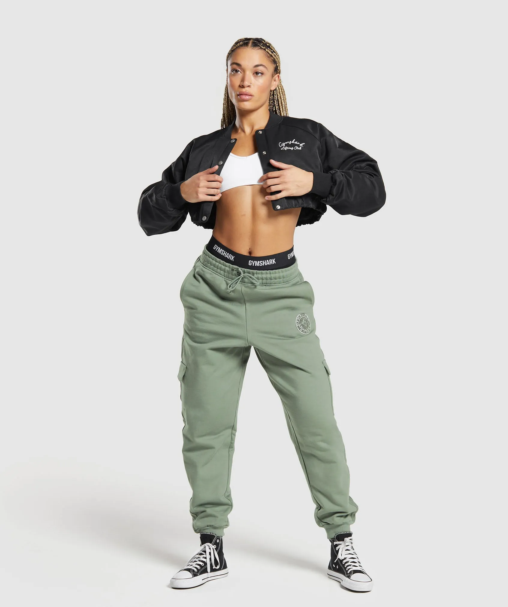 Gymshark Legacy Joggers - Unit Green