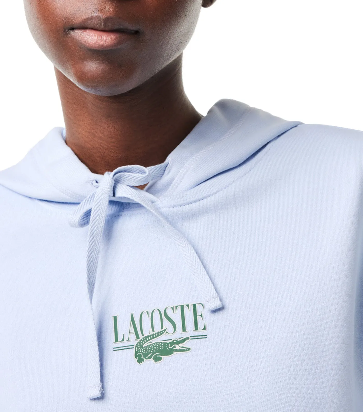 Lacoste Print Jogger Hoodie Phoenix Blue