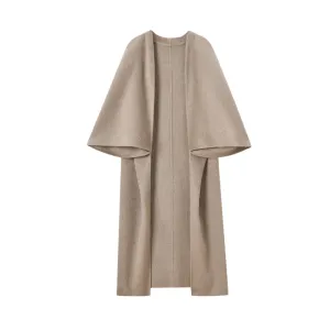 Pre Order:  Double-Sided Silhouette Cloak Style Coat