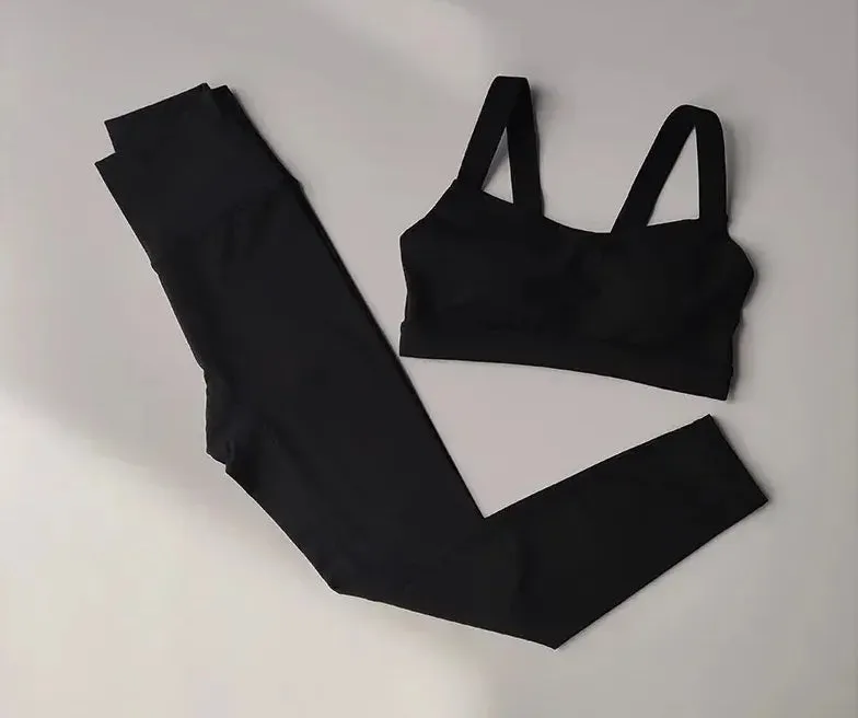 Seamless Yoga Suit Women Sports Bra High Waist Leggings Shorts Outfit Gym Set Fitness Workout Clothes Sportswear