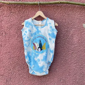 Tie-Dye Penguin Romper