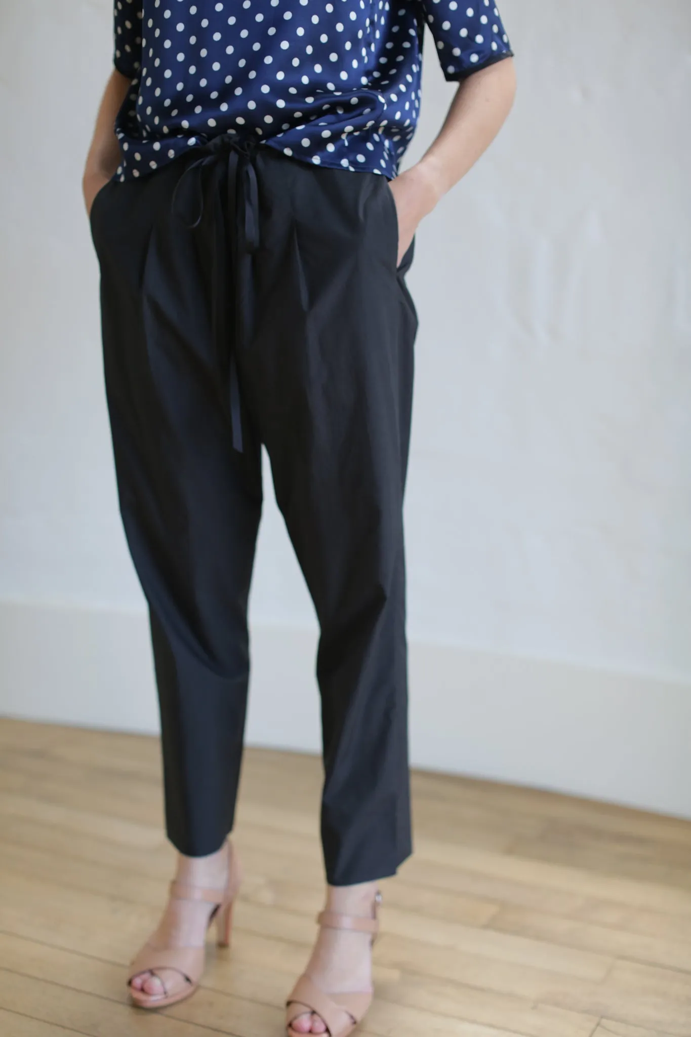 Typewriter Unisex Pants | Black