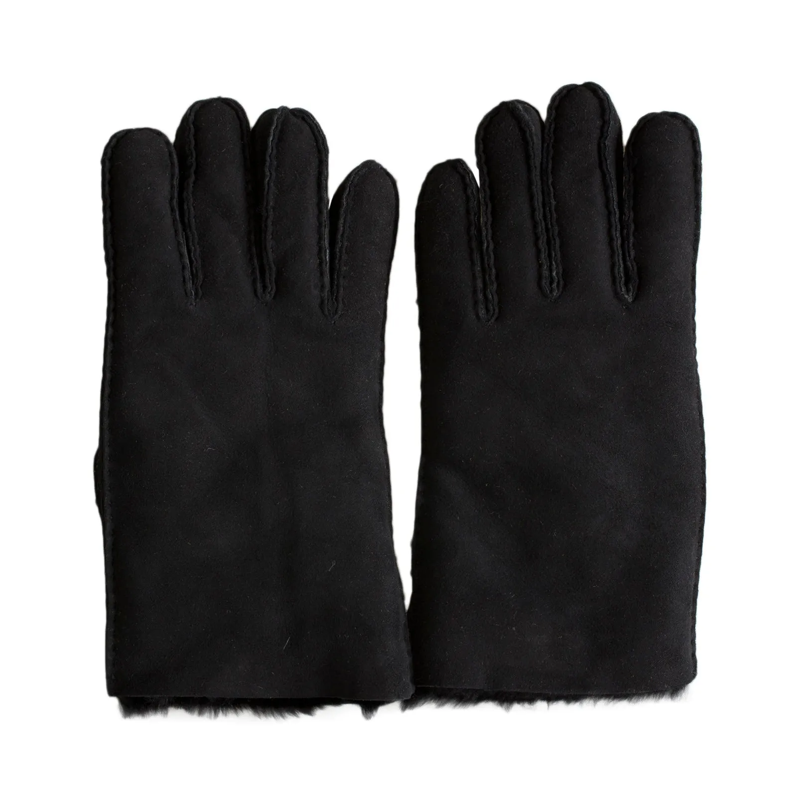 UGG Sheepskin Black Gloves - Men's