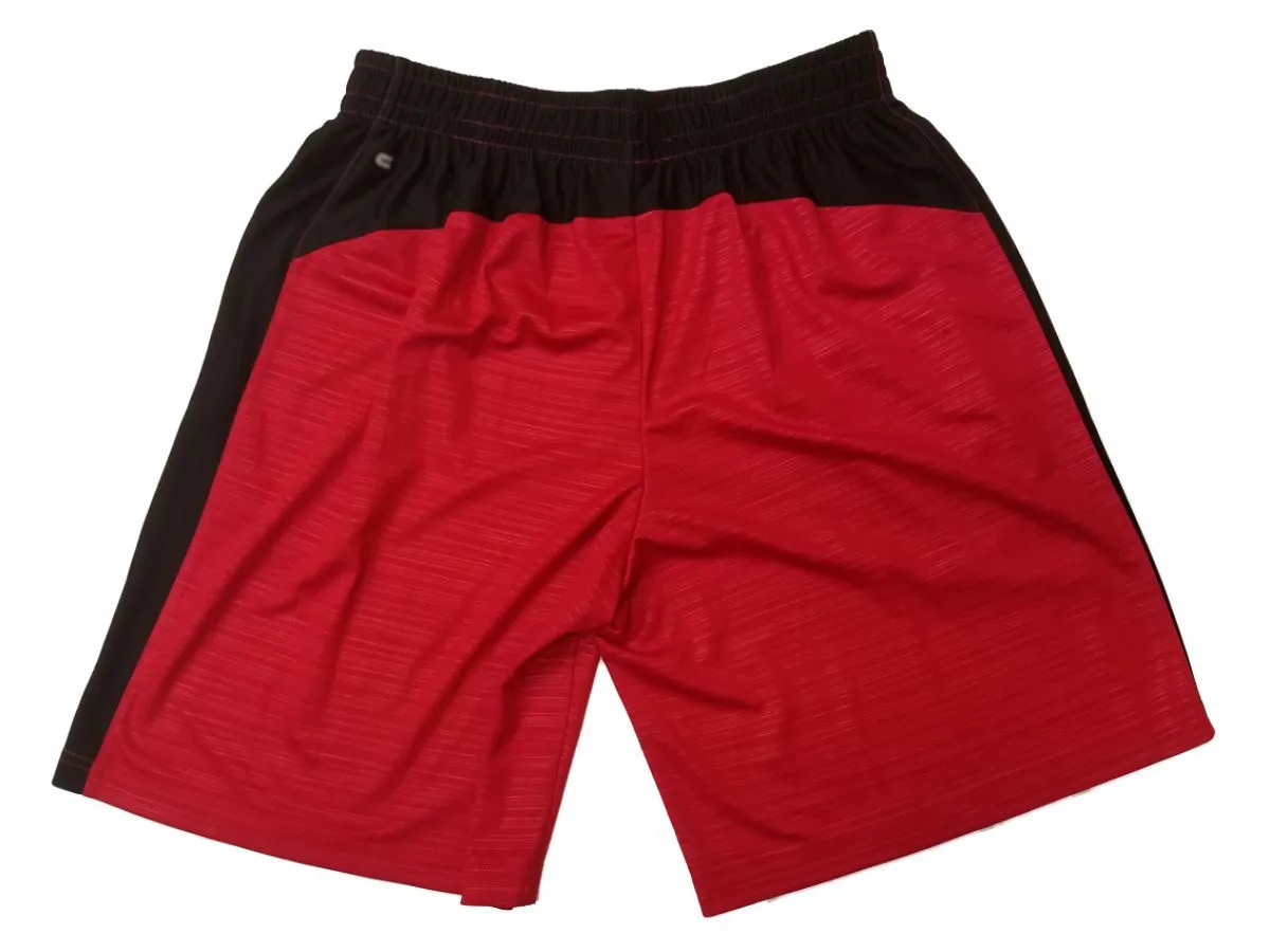 Utah Utes Colosseum Red & Black Athletic Drawstring Shorts with Pockets (L)